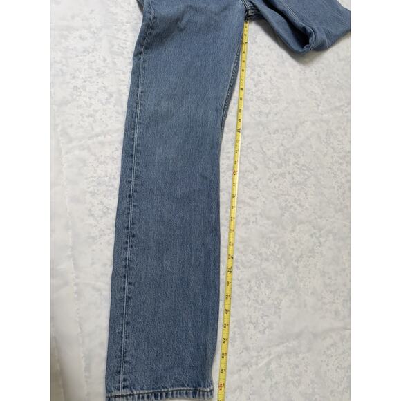 MENS LEVI 501’s BUTTON FLY STRAIGHT LEG JEANS SIZE 29x32 - Picture 6 of 9